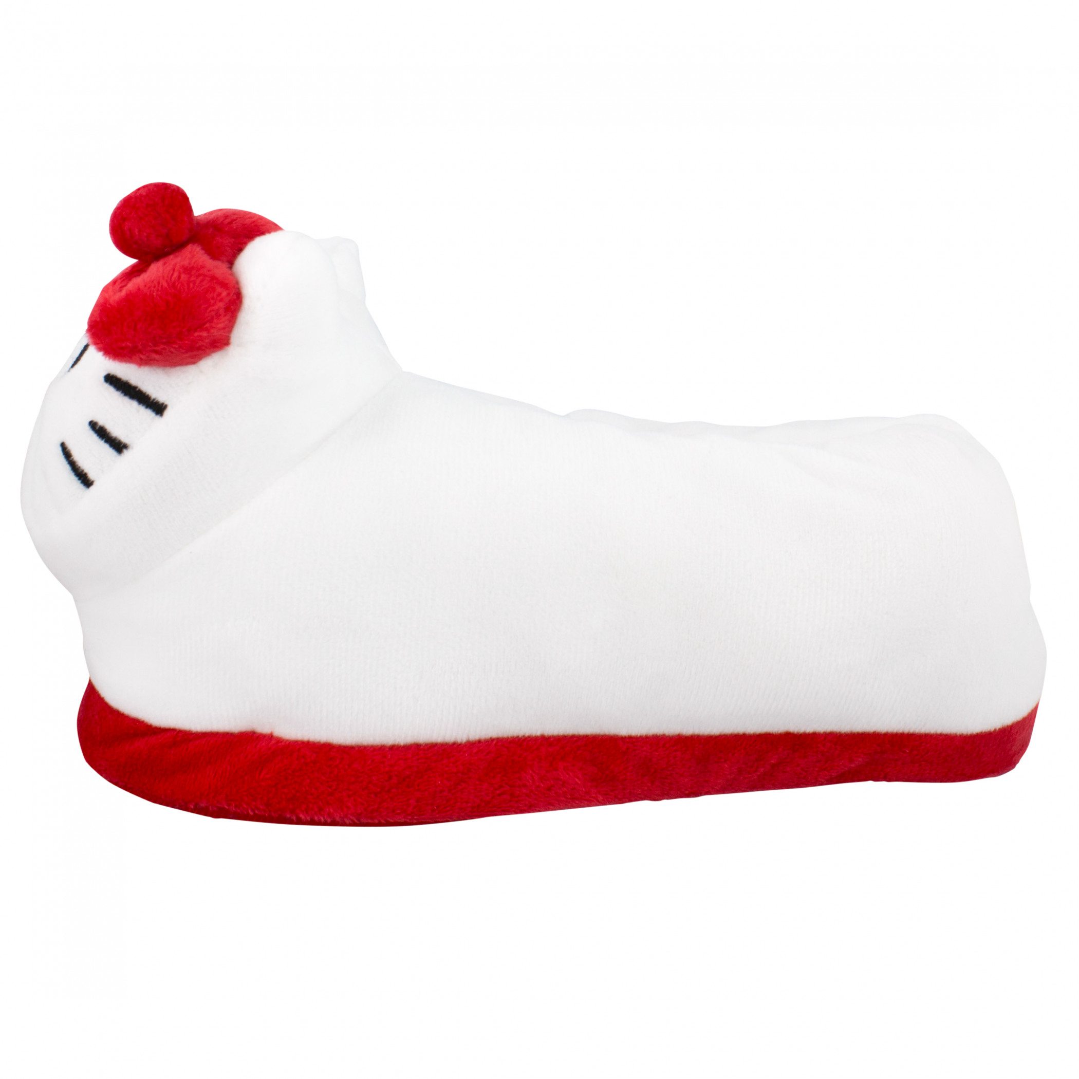 Hello Kitty 3D Plush Face Women's Slippers